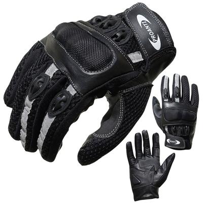 Motorradhandschuhe PROANTI Gr. XXXL, schwarz, Handschuhe, XXXL, Obermaterial: 60% Rindsleder, 30% Nylon, 10% Polyester. Innenfutter: 100% Polyester