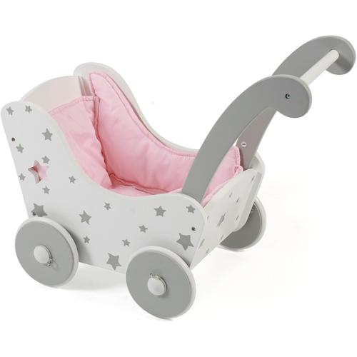 „Puppenwagen CHIC2000 „“Stars Grau““ grau (stars grau) Kinder Puppenwagen -trage“