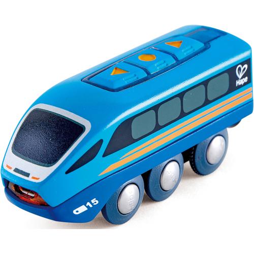 "Spielzeug-Eisenbahn HAPE ""Ferngesteuerter Zug"" Spielzeugfahrzeuge blau Kinder Altersempfehlung Spielzeugfahrzeuge mit Soundeffekt"