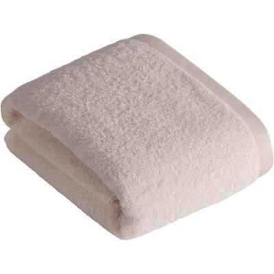 Saunatuch VOSSEN "High Line", beige (elfenbein), B:100cm L:150cm, Walkfrottee, Obermaterial: 100% Baumwolle, Handtücher (Packung) Image