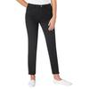 Stretch-Jeans ASCARI, Damen, Gr. 19, Kurzgrößen, schwarz, 65% Baumwolle, 31% Polyester, 4% Elasthan, unifarben, lang, Jeans