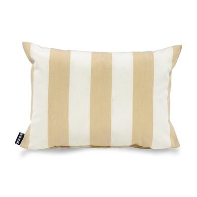 Dekokissen H.O.C.K. "Classic Streifen Outdoor", beige (natur, gestreift), B:60cm L:40cm, Polyacryl, Dekokissen_Sitzkissen_Kissenhüllen, Kissenhülle mit Füllung, 1 Stück Image