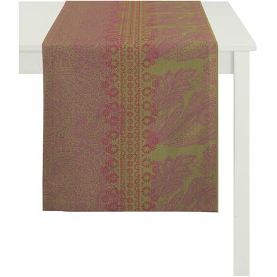 Tischläufer APELT "7908 Paisley", bunt (beere, grün), B:48cm L:140cm, Polyester, Viskose, Tischdecken Image