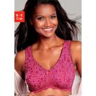 Entlastungs-BH NUANCE, Damen, Gr. 85, Cup C, lila (pflaume, beere), Spitze, Obermaterial: 85% Baumwolle, 10% Polyamid, 5% Elasthan, klassisch, BHs, ohne Bügel aus angenehmer Baumwolle, Topseller