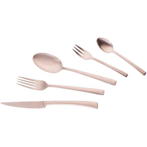 „Besteck-Set ECHTWERK „“Avelino““ Essbesteck-Sets Gr. 30 tlg., braun (bronzefarben) Besteckgarnituren Tafelbesteck, Edelstahl 1810, bronzefarben, Geschenkkassette, 30-tlg“
