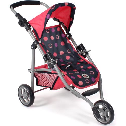 „Puppenbuggy CHIC2000 „“Jogging-Buggy Lola, Corallo““ Puppenwagen orange (corallo) Kinder Puppenwagen -trage mit klappbarem Verdeck“