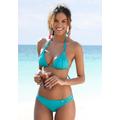 Triangel-Bikini-Top S.OLIVER "Spain" Gr. 36, Cup C/D, blau (türkis) Damen Bikini-Oberteile Ocean Blue