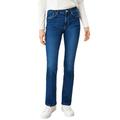 Bootcut-Jeans S.OLIVER Gr. 36, Länge 30, blau (dark blue stretched) Damen Jeans 5-Pocket-Jeans Bestseller