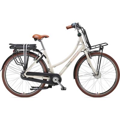 E-Bike TELEFUNKEN "Multitalent RT540" E-Bikes Gr. 50 cm, 28 Zoll (71,12 cm), weiß (creme) E-Bikes