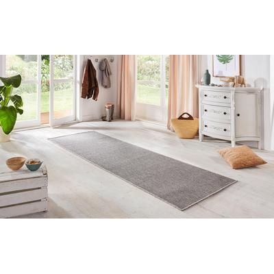 Läufer HANSE HOME "Nature, In- und Outdoor" Gr. 11, silber (silberfarben), B:80cm H:5mm L:150cm, Kunstfaser, Teppiche, Teppich, Wetterfest, Balkon, Flur, Wohnzimmer, Wasserfest, Sisal Optik Image
