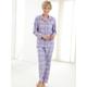 Schlafanzug WÄSCHEPUR Gr. 48/50, bunt (blau, rosa, kariert) Damen Homewear-Sets Pyjamas