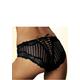 Tangaslip PETITE FLEUR GOLD Gr. 40/42, schwarz Damen Unterhosen Petite Fleur