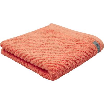 Duschtuch ROSS "Smart", orange (nektarine), B:70cm L:140cm, Frottier, Obermaterial: 100% Baumwolle, Handtücher (Packung), Uni-Rippe mit Velourslabel Image