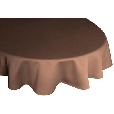 Tischdecke WIRTH "Neufahrn" Gr. 1, braun, B:130cm L:190cm, Kunstfaser, Tischdecken, oval Image