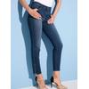 Stretch-Jeans ASCARI, Damen, Gr. 20, Kurzgrößen, blau (blau, schwarz), 50% Baumwolle, 40% Lyocell, 7% Elastomultiester, 3% Elasthan, unifarben, lang, Jeans