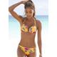 Push-Up-Bikini-Top SUNSEEKER "Modern" Gr. 34, Cup B, gelb (gelb, bedruckt) Damen Bikini-Oberteile Ocean Blue