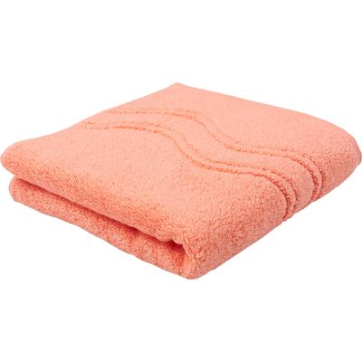 Handtuch ROSS "Cashmere feeling", bunt (peach, pink), B:50cm L:100cm, Frottier, Obermaterial: 100% Baumwolle, Handtücher (Packung), mit Wellenbordüre Image