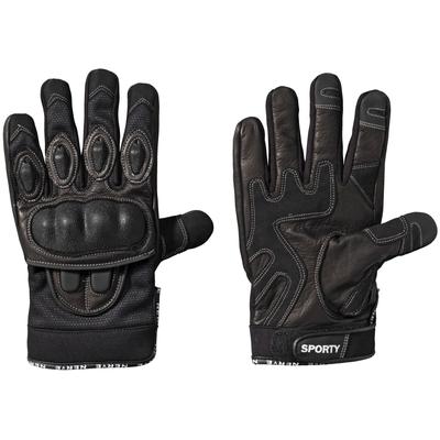 Motorradhandschuhe NERVE "Sporty" Gr. L, schwarz, Handschuhe, L, mit Weitenverstellung