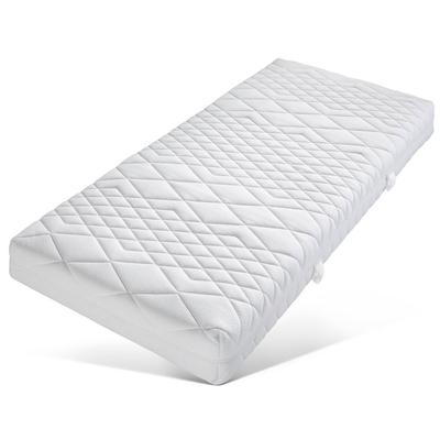 Taschenfederkernmatratze MALIE "Krone Matratze 90x200 cm, 140x200 cm & weitere Größen" Gr. 4, weiß, B:90cm H:21cm L:190cm, Bezug: 100% Polyester, Matratzen, Matratze Matratzen-Set Rollmatratze Taschenfederkernmatratze, mit 448 Tonnentaschenfedern Image