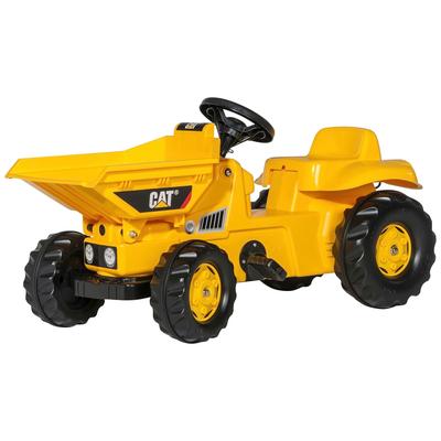 Tretfahrzeug ROLLY TOYS "rollyKid, CAT", gelb, Tretfahrzeuge, KinderB:44cm H:52cm T:93cm, Kunststoff, Dumper, B:44cm H:52cm T:93cm