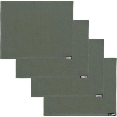 Platzset DDDDD "Kit", grün (tannengrün), B:35cm L:45cm, Obermaterial: 100% Baumwolle, Platzsets, 35x45 cm, Baumwolle Image