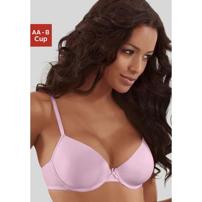 Push-up-BH LASCANA "perfect basic", Damen, Gr. 70, Cup B, rosa (rosé), Microtouch, Obermaterial: 85% Polyamid (TACTEL), 