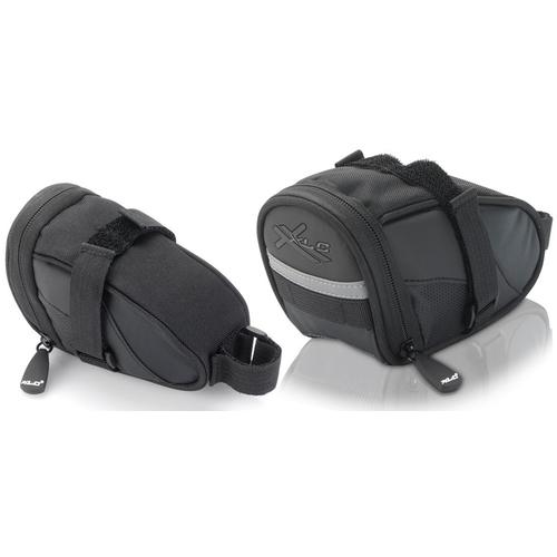 Satteltasche XLC Taschen Gr. B/H/T: 17 cm x 8 cm x 10,5 cm, grau (anthrazit, schwarz) Satteltaschen