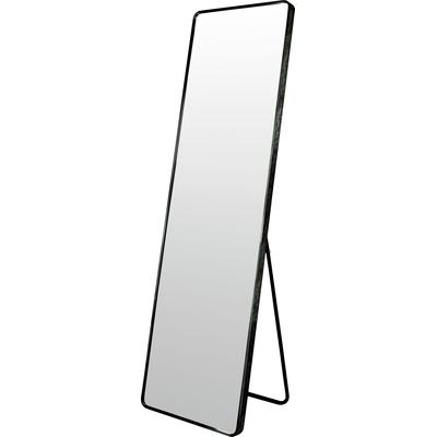 Dekospiegel LENFRA "Snow", schwarz, B:40cm H:170cm T:2,5cm, Aluminium, Spiegelglas, Spiegel, Standspiegel Image