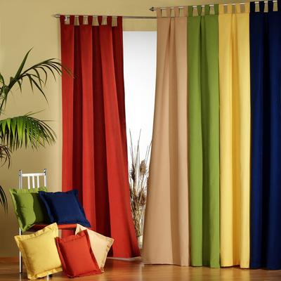Vorhang WECKBRODT "Sento" Gr. 1, grün, B:125cm H:160cm, Polyester, Baumwolle, Gardinen, Baumwolle, blickdicht, matte Struktur, unifarben, Gardine, Store Image