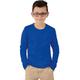 Longsleeve TRIGEMA "TRIGEMA Langarmshirt" Gr. XS, blau (royal) Kinder Shirts Langarm