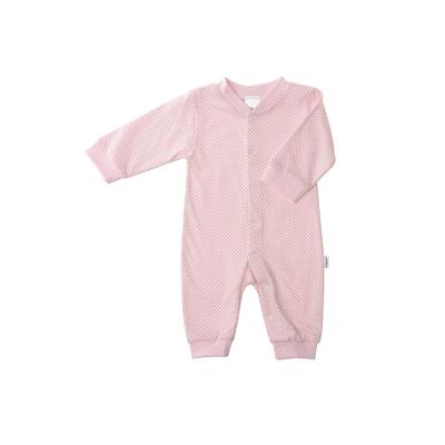 Schlafanzug LILIPUT "AOP Punkte" Gr. 62/68, rosa Kinder Homewear-Sets mit durchgehender Druckknopfleiste