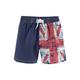 Badeshorts VENICE BEACH Gr. 170/176, N-Gr, blau (marine, bedruckt) Kinder Badehosen Bekleidung