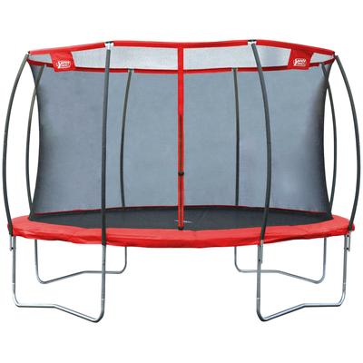 Gartentrampolin BEST SPORTING "57142 Superstar Red", rot (schwarz, rot), Trampoline, Kinder, B: 426cm, mit Netz
