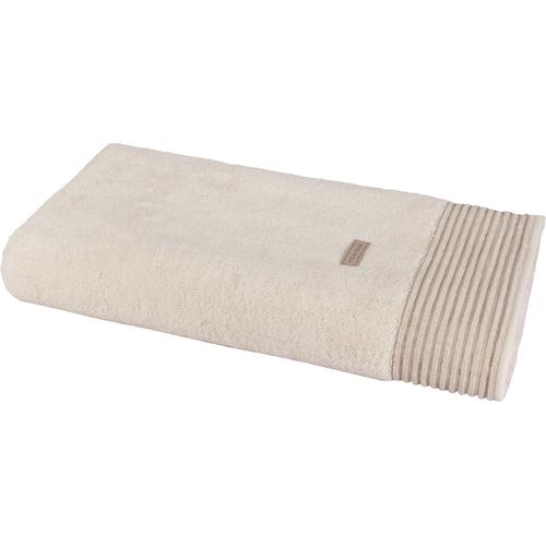 „Saunatuch MÖVE „“Wellness Uni mit Chenillebiesen““ Handtücher (Packung) Gr. B/L: 80 cm x 200 cm (1 St.), beige (natur) Saunatücher“