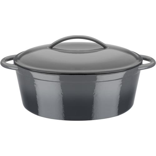 "Bräter GSW ""grey"" Töpfe Gr. 7 l +, grau Bräter Topf 7 Liter, Induktion"