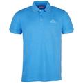 Poloshirt KAPPA Gr. 6XL (76/78), blau (malibu blue) Herren Shirts Kurzarm