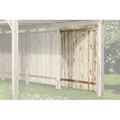 Carport-Seitenwand WEKA, beige (kiefer kdi), B:180cm H:181cm, Gartenhaus-Seitenwände