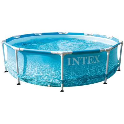 Framepool INTEX "Beachside", blau, H:76cm Ø:305cm, Schwimmbecken, ØxH: 305x76 cm