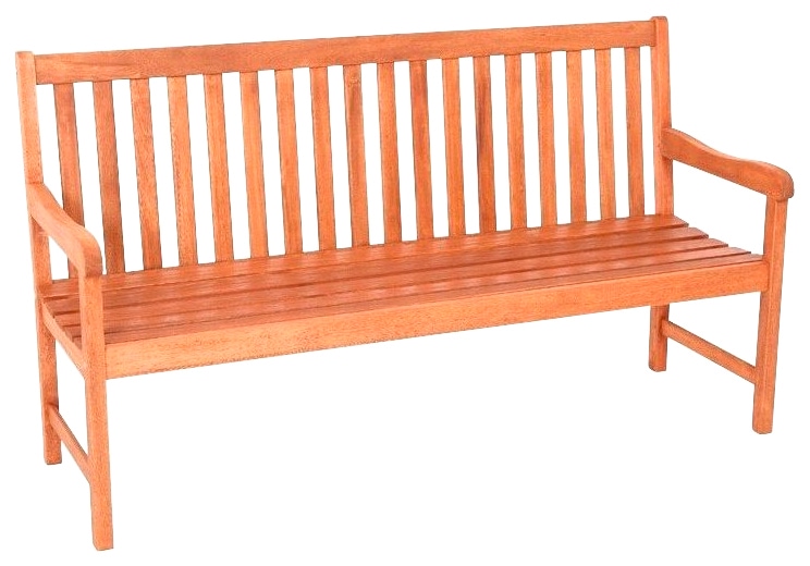 Gartenbank MERXX "Santos", braun, B:157cm H:89cm T:58cm, Holz, Sitzbänke