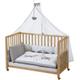 Babybett ROBA "Room Bed, Jumbo twins grau" Gr. Liegefläche B/L: 60 cm x 120 cm, kein Härtegrad, beige (natur) Baby Babybetten Gitterbetten