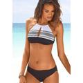 Bustier-Bikini JETTE Gr. 38, N-Gr, schwarz-weiß (schwarz, weiß) Damen Bikini-Sets Ocean Blue