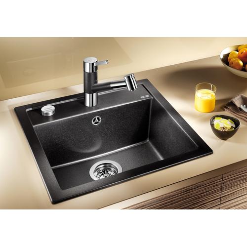 „BLANCO Granitspüle „“DALAGO 5″“ Küchenspülen aus SILGRANIT Gr. mittig, braun (tartufo) Küchenspülen“