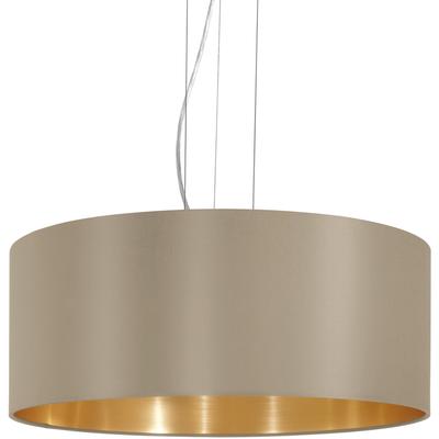 EGLO Hängeleuchte "MASERLO", grau (taupe, goldfarben, nickelfarben), Ø 53cm, Lampen, Pendelleuchte, Pendellampe Image