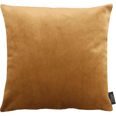 Dekokissen APELT "Arte" Gr. 1, braun (hellbraun, unifarben), B:45cm L:45cm, Polyester, Dekokissen_Sitzkissen_Kissenhüllen, Kissenhülle mit Füllung, 1 Stück Image