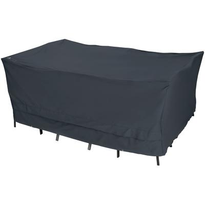 Abdeckhaube TEPRO "Universal", schwarz, B:350cm H:150cm T:95cm, Polyethylen (PE), Hüllen, für rechteckige Sitzgruppen á 350x150 cm Image