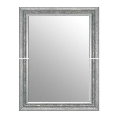 Dekospiegel LENFRA "Freya", silber (silberfarben), B:47cm H:97cm T:3cm, Holzwerkstoff, Spiegel, Wandspiegel Image