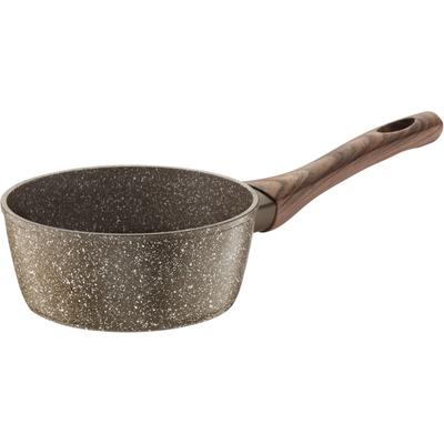 Kasserolle PINTINOX "Chalet", braun, Ø:16cm, Töpfe, Stein-Optik, Induktionsgeeignet, Ø 16 cm