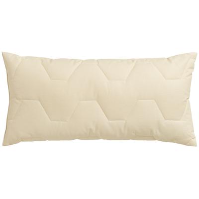 Kunstfaserkopfkissen ÄLGDRÖM "Kopfkissen 40x80 cm, 80x80 cm", beige (natur), B:40cm L:80cm, Bezug: 100% Baumwolle. Füllung: 100% Polyester, Kopfkissen, Kissen made in Germany, langanhaltender Stützkomfort Image