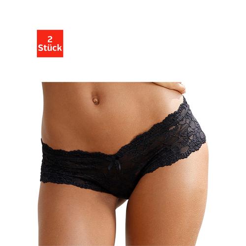 Panty VIVANCE Gr. 44/46, schwarz Damen Unterhosen aus elastischer Spitze, sexy Dessous