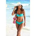 Bandeau-Bikini-Top S.OLIVER "Spain" Gr. 40, Cup A, blau (türkis) Damen Bikini-Oberteile Ocean Blue